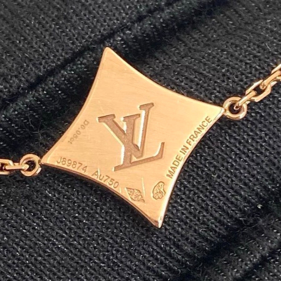 Louis Vuitton - Color Blossom - 18k pink gold (750), pink mother-of-pearl, diamond and garnet - Pink