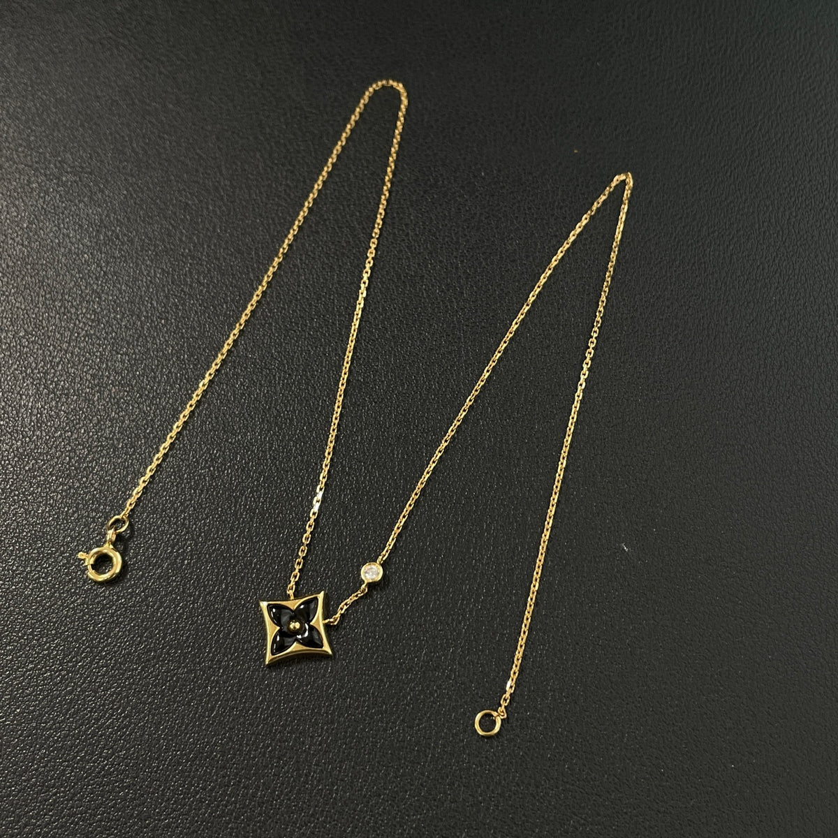 Louis Vuitton - Color Blossom - 18K rose gold, black agate and diamond - Gold - (40 cm)