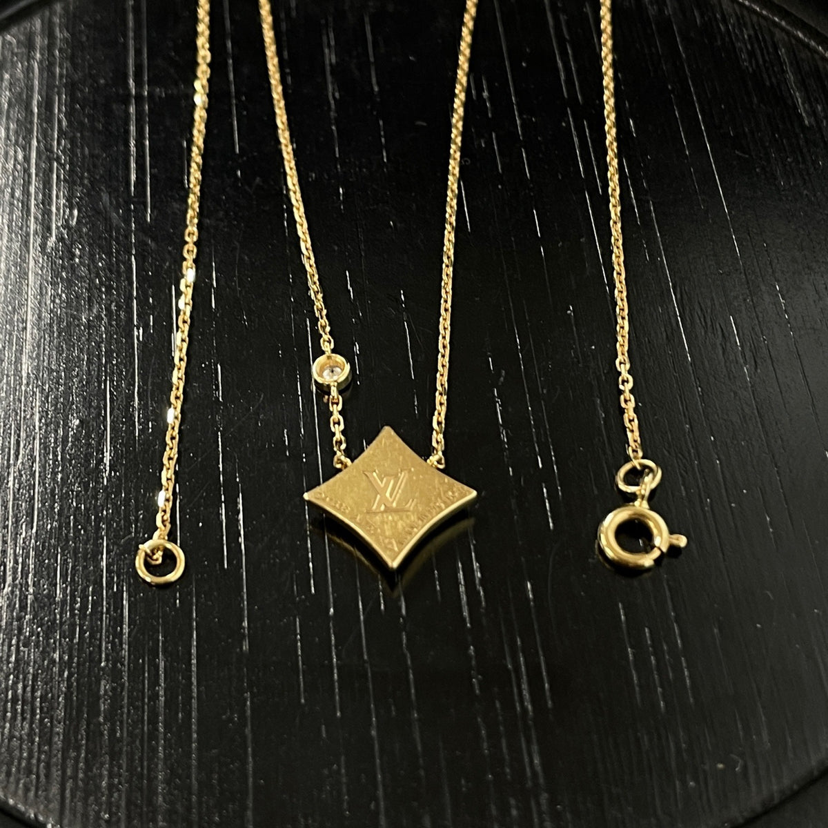 Louis Vuitton - Color Blossom - 18K rose gold, black agate and diamond - Gold - (40 cm)