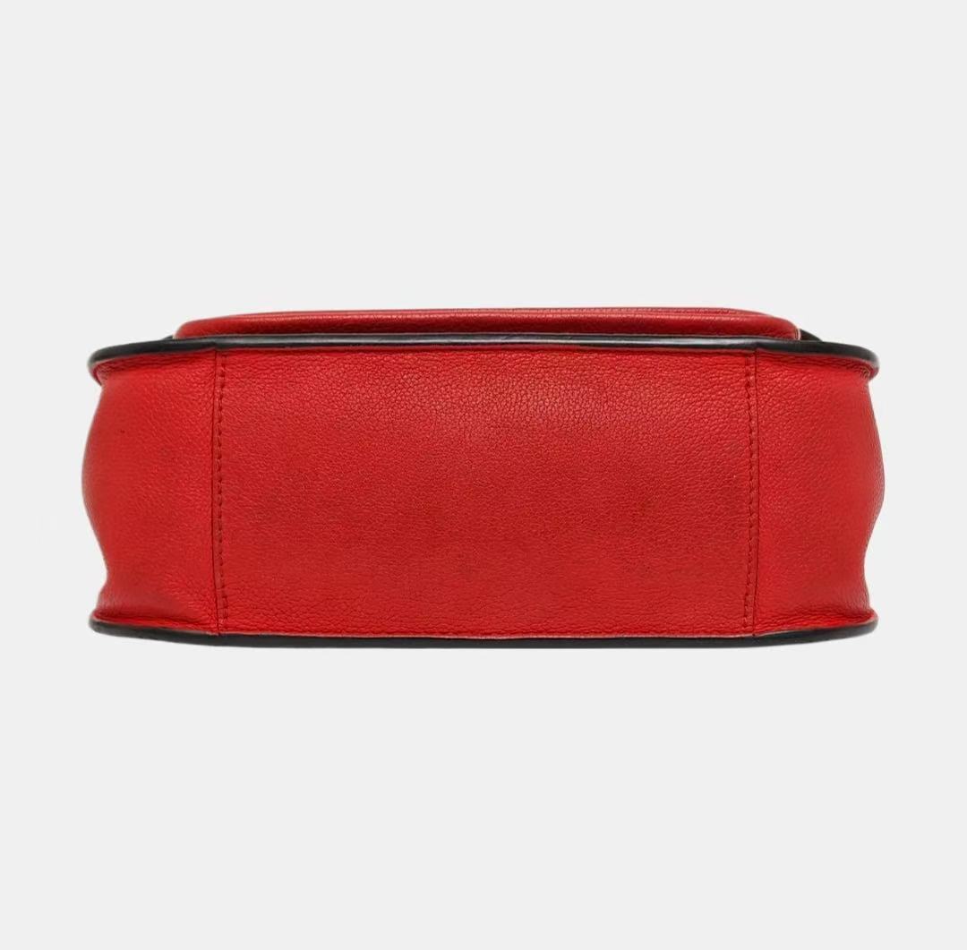 Louis Vuitton - Croisette - Monogram coated canvas and grained leather - Red and Brown - (small)