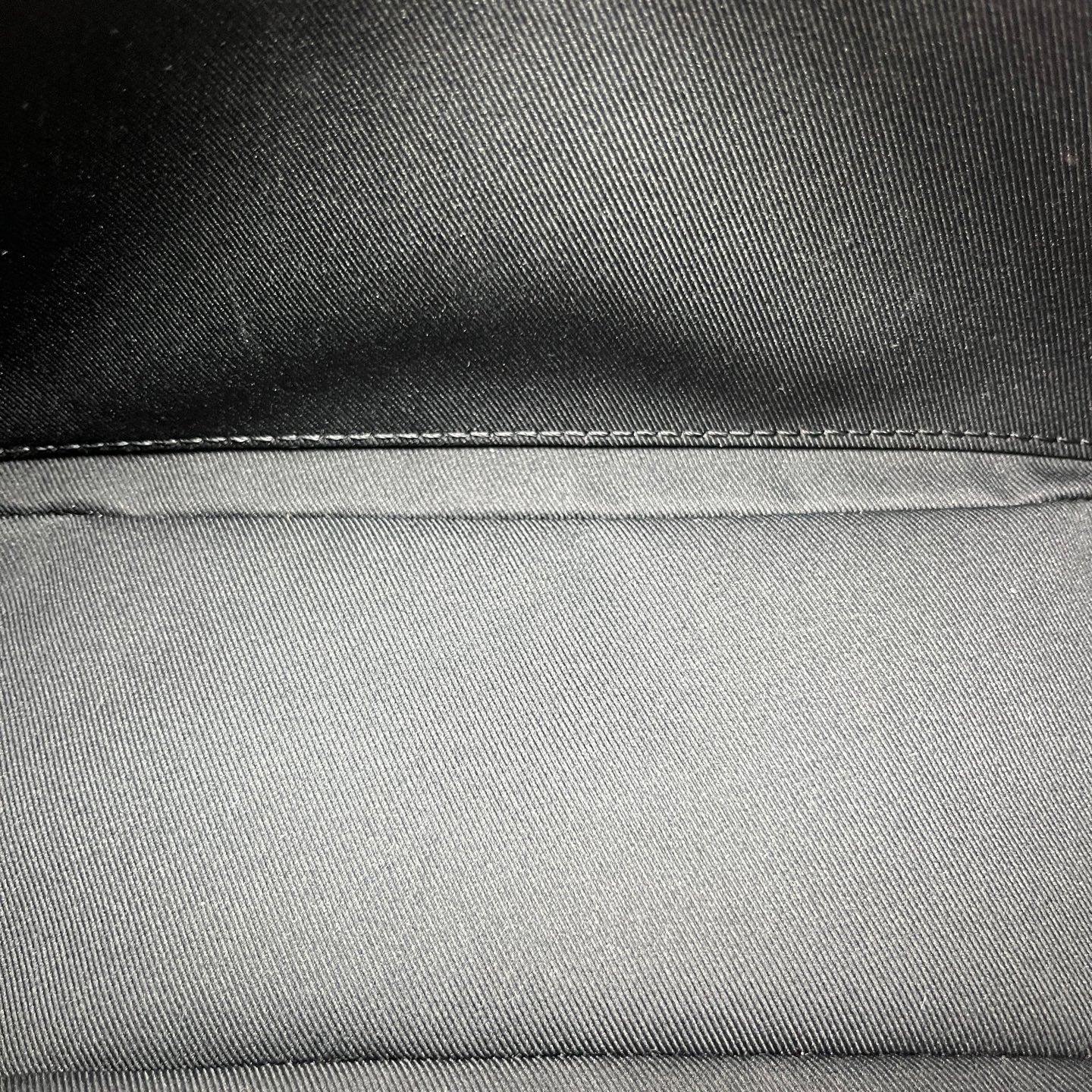 Louis Vuitton - Croissant Style Shoulder Bag - Monogram coated canvas with leather trim - Brown and Black - (Small)
