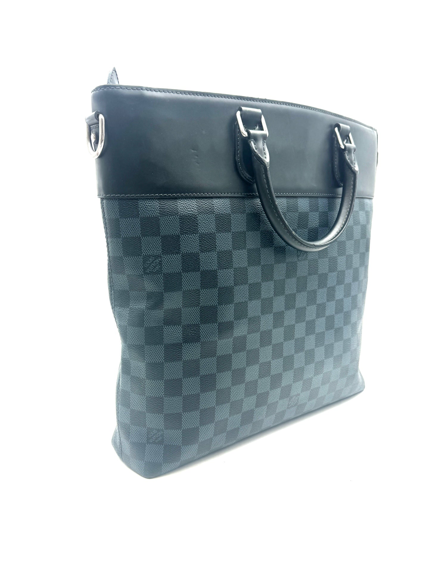 Louis Vuitton - Damier Graphite Commuter Briefcase Tote - Damier Graphite coated canvas with leather trim - Blue - (Large)