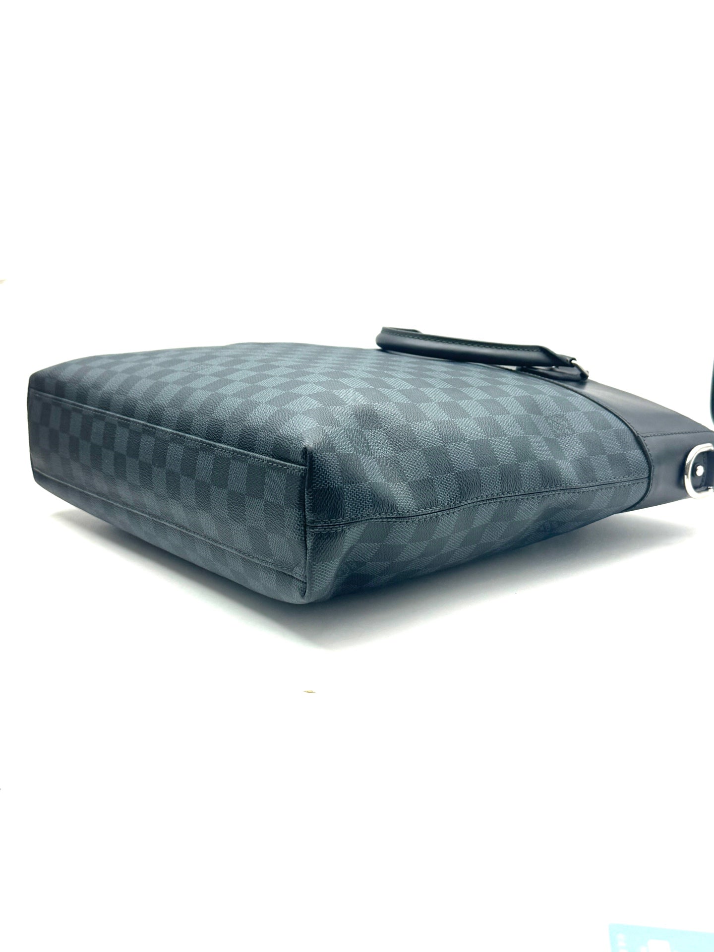 Louis Vuitton - Damier Graphite Commuter Briefcase Tote - Damier Graphite coated canvas with leather trim - Blue - (Large)