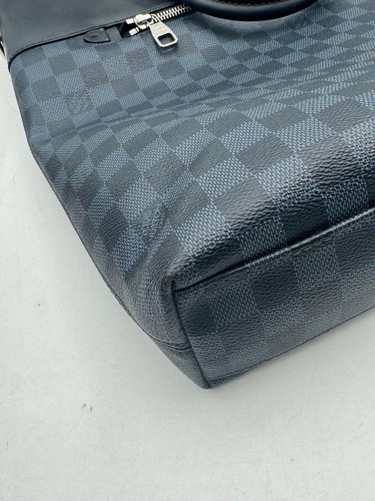 Louis Vuitton - Damier Graphite Commuter Briefcase Tote - Damier Graphite coated canvas with leather trim - Blue - (Large)
