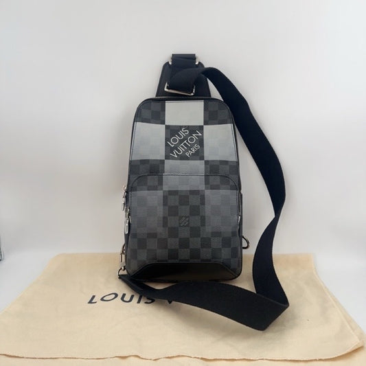 Louis Vuitton - Damier Graphite Giant Bumbag - Leather - Grey - (mini)
