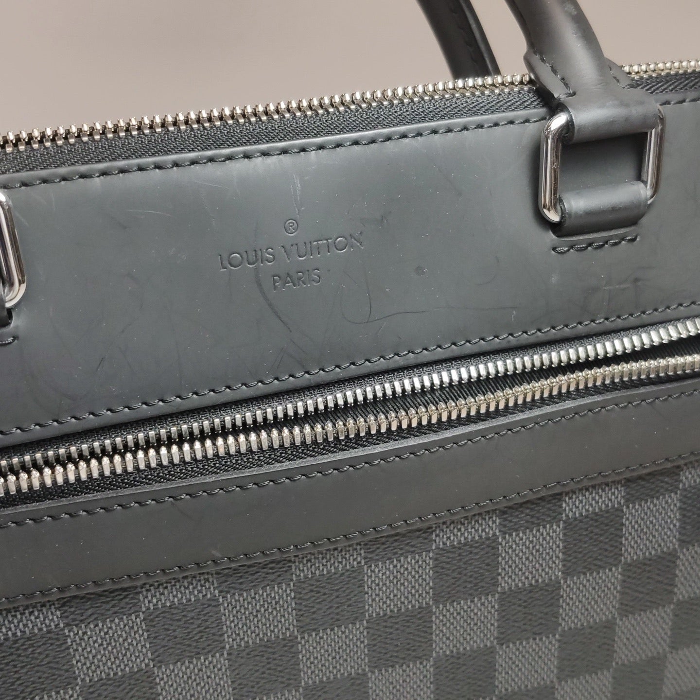 Louis Vuitton - Damier Graphite - Leather - Black - (Other)