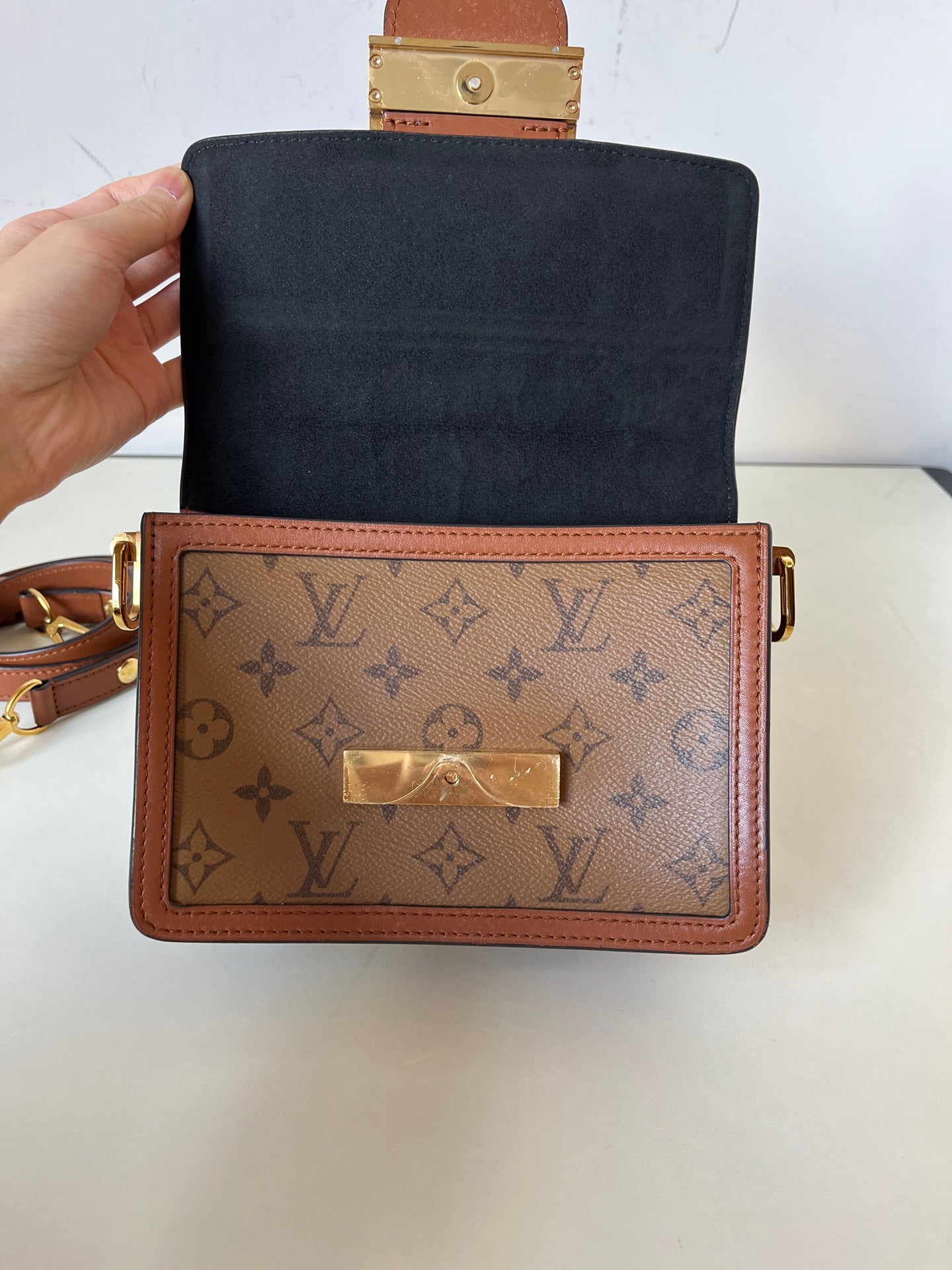 Louis Vuitton - Daphne - Leather - Brown - (Small)