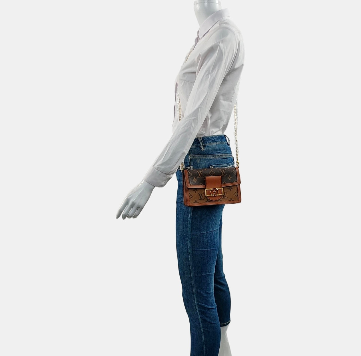 Louis Vuitton - Dauphine - Cloth - Brown - (mini)
