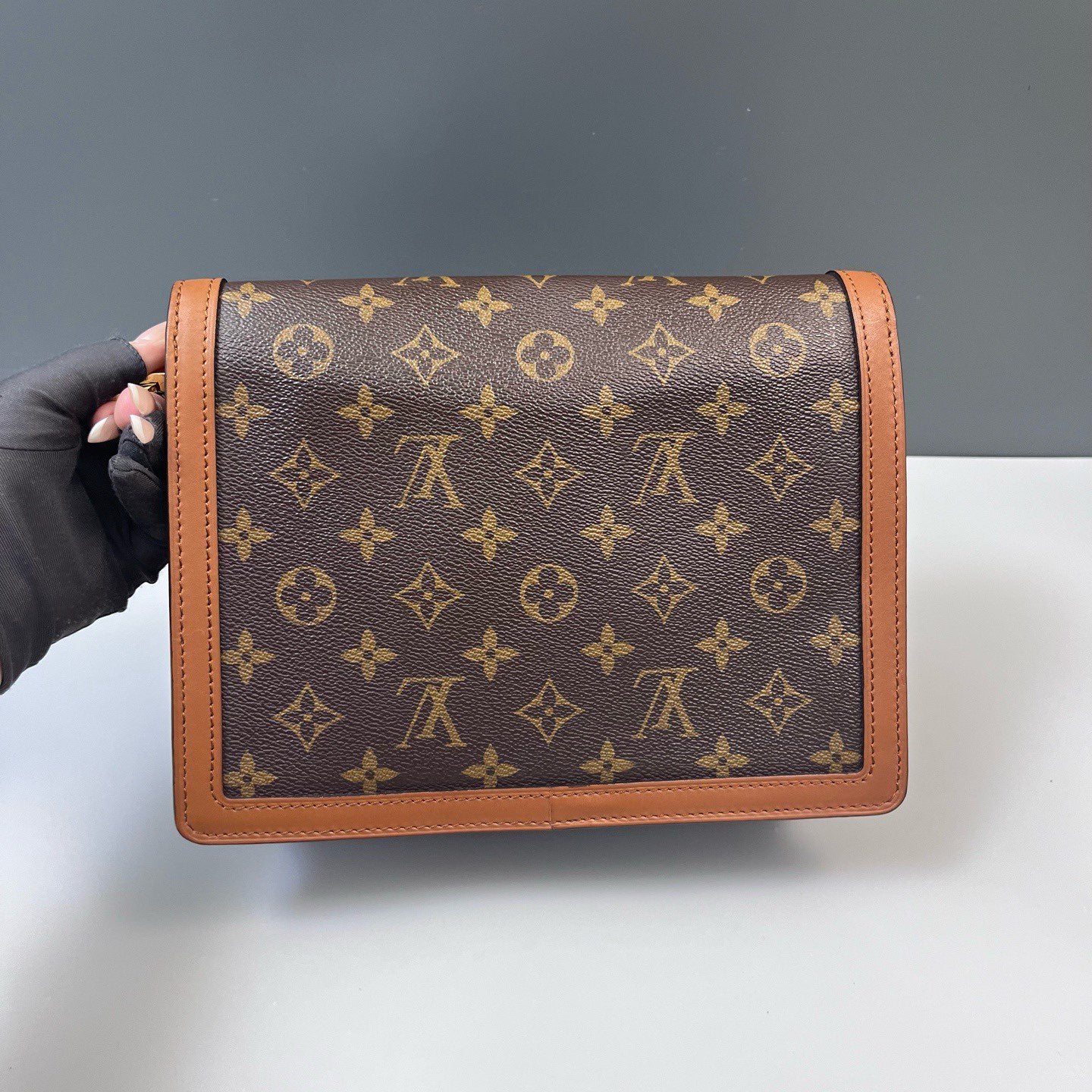 Louis Vuitton - Dauphine - Coated Canvas with Leather Trim - Brown - (medium)