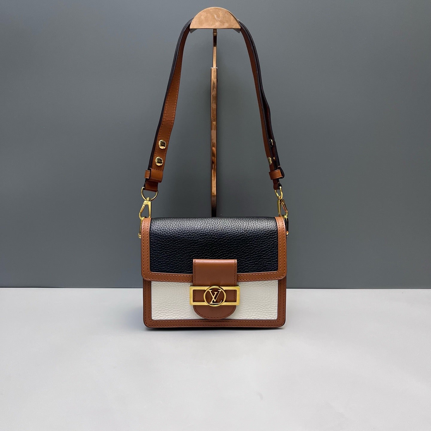 Louis Vuitton - Dauphine - Grained leather and smooth leather - Multicolour - (Small)