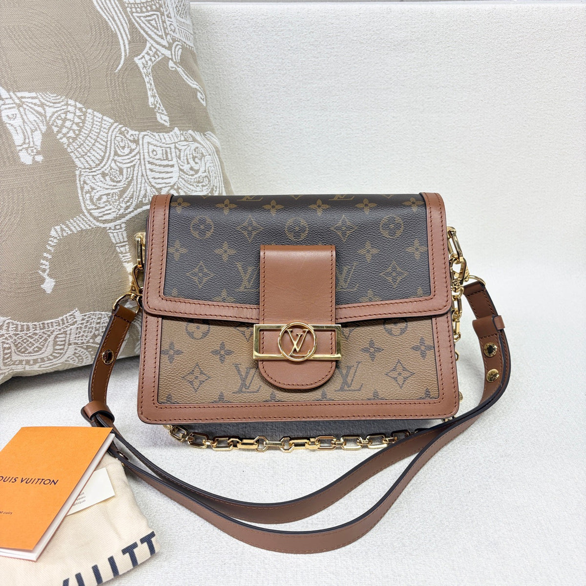 Louis Vuitton - Dauphine - Leather - Brown - (medium)