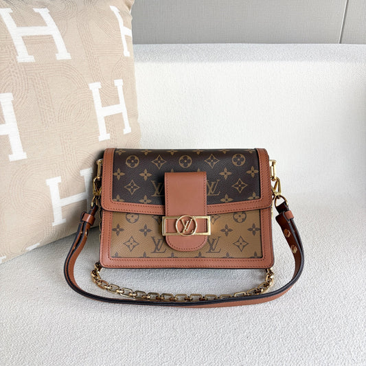 Louis Vuitton - Dauphine - Leather - Brown - (Medium)