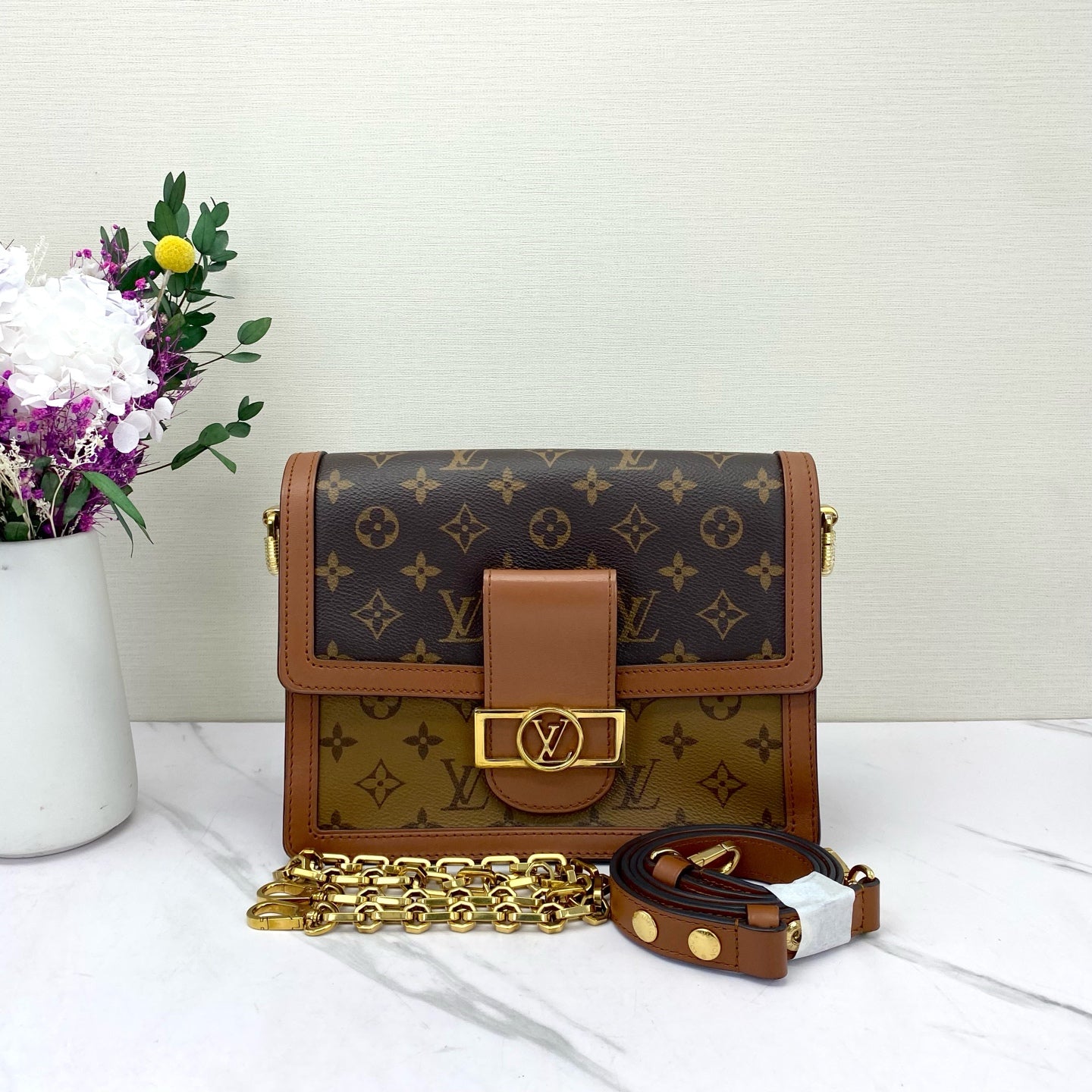 Louis Vuitton - Dauphine - Leather - Brown - (medium)
