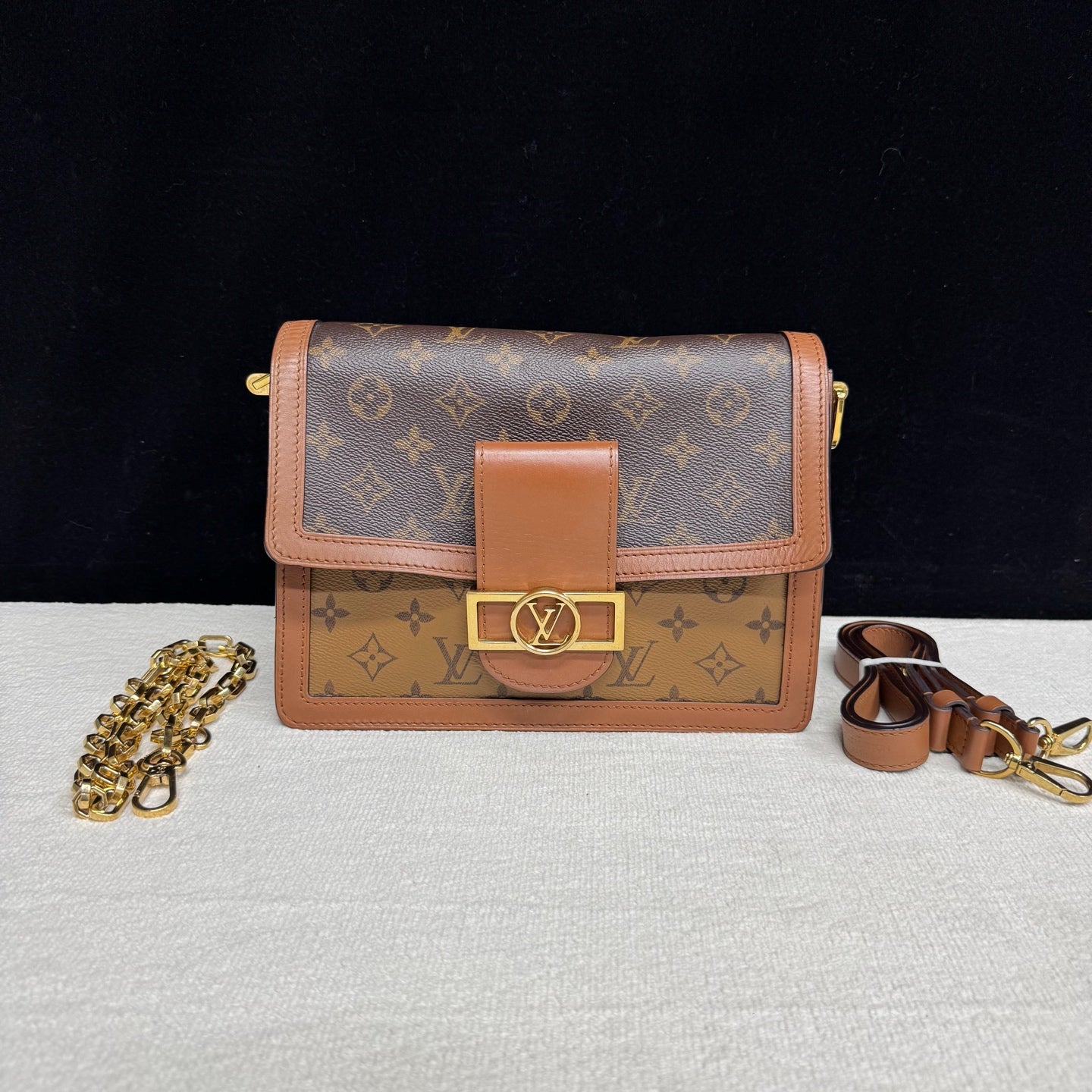 Louis Vuitton - Dauphine - Leather - Brown - (Medium)