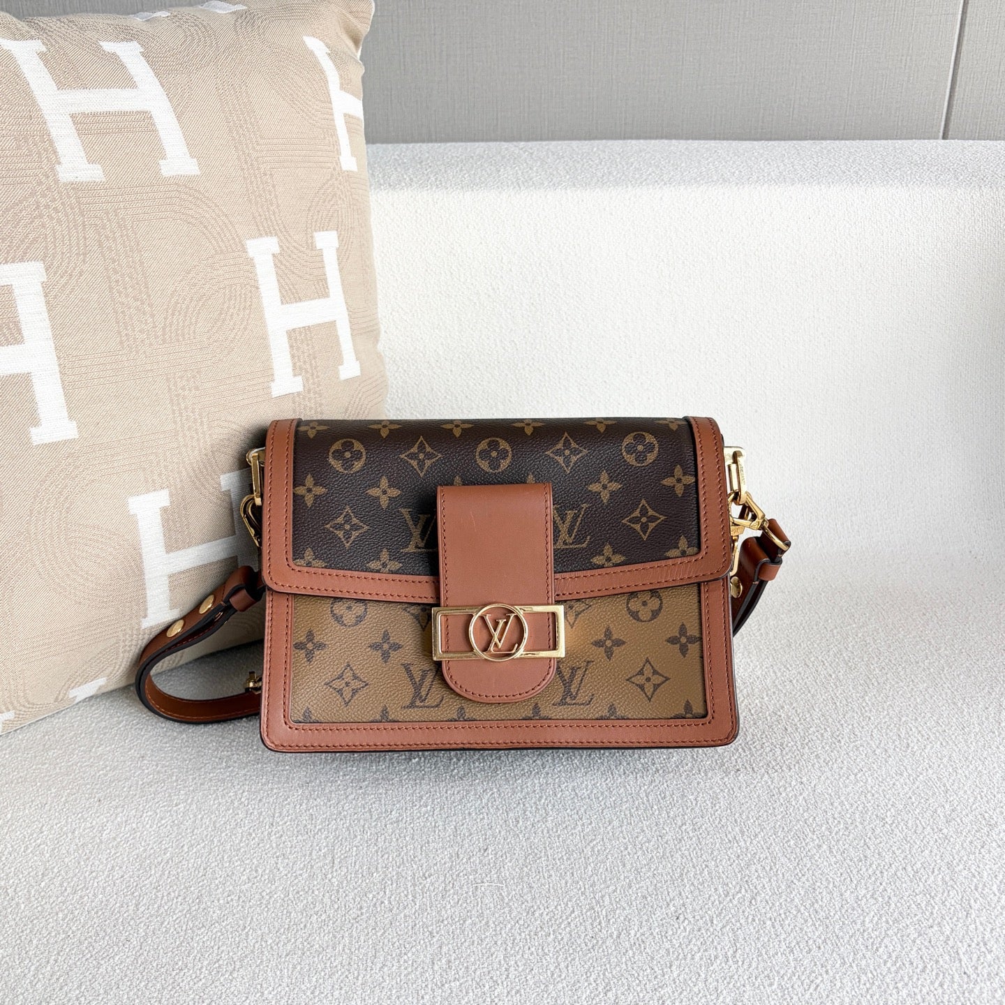 Louis Vuitton - Dauphine - Leather - Brown - (Medium)