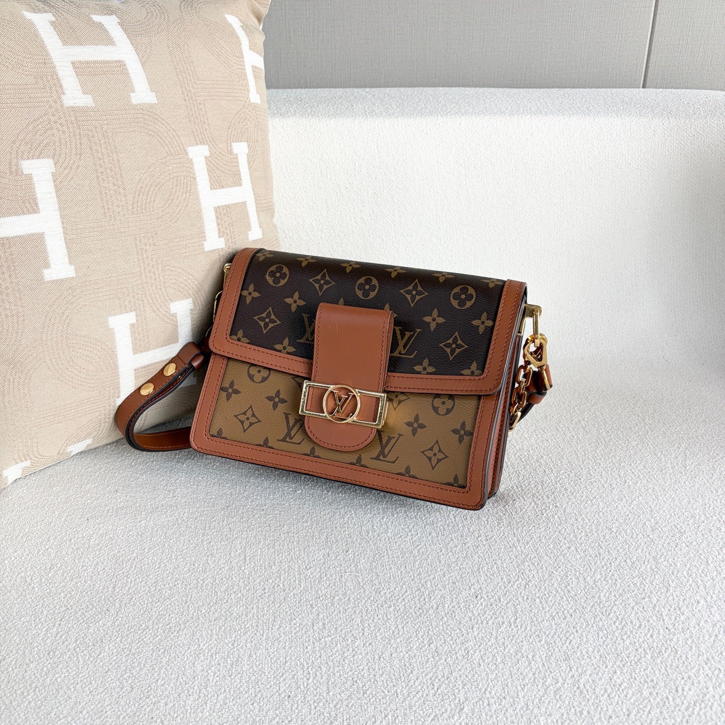 Louis Vuitton - Dauphine - Leather - Brown - (Medium)
