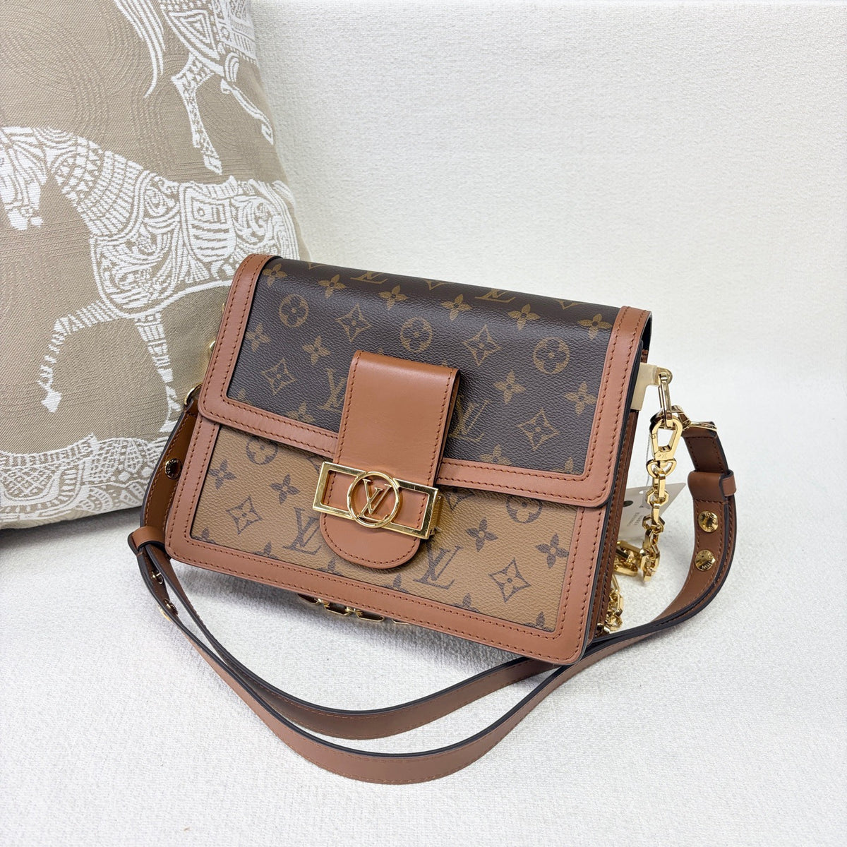 Louis Vuitton - Dauphine - Leather - Brown - (medium)