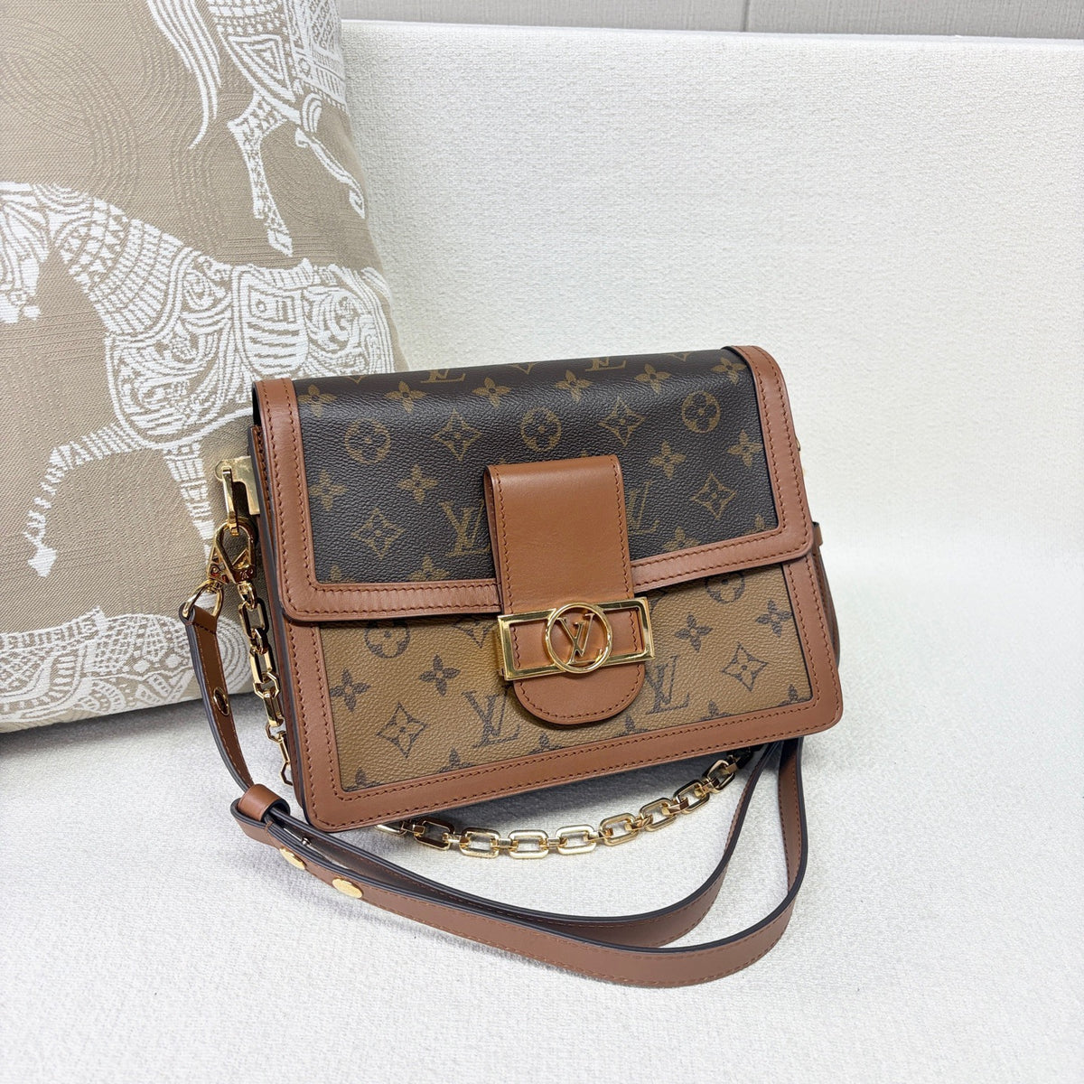 Louis Vuitton - Dauphine - Leather - Brown - (medium)
