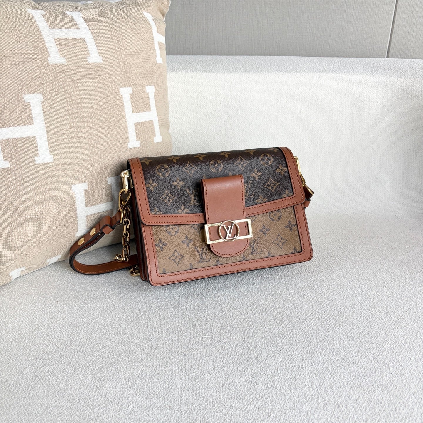 Louis Vuitton - Dauphine - Leather - Brown - (Medium)