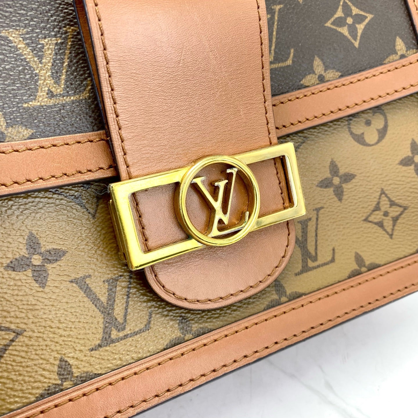 Louis Vuitton - Dauphine - Leather - Brown - (medium)