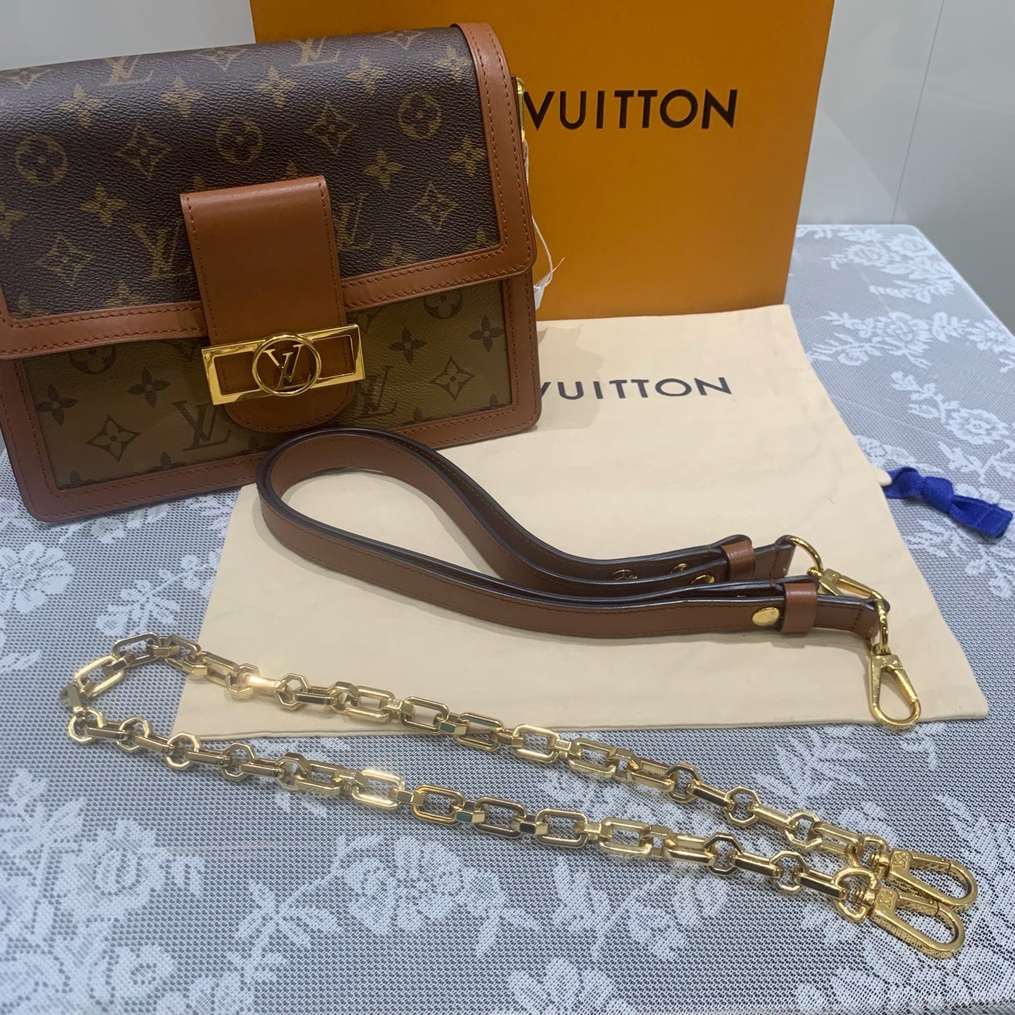 Louis Vuitton - Dauphine - Leather - Brown - (medium)