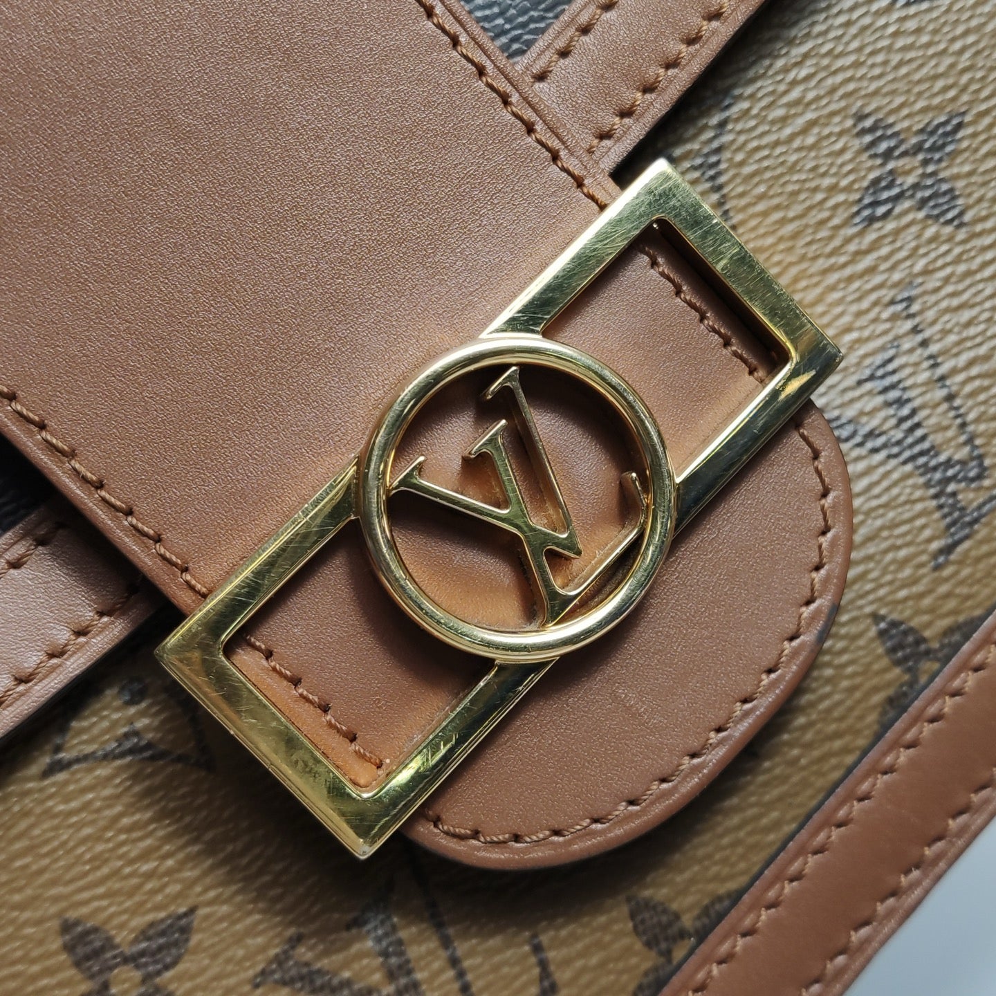 Louis Vuitton - Dauphine - Leather - Brown - (medium)