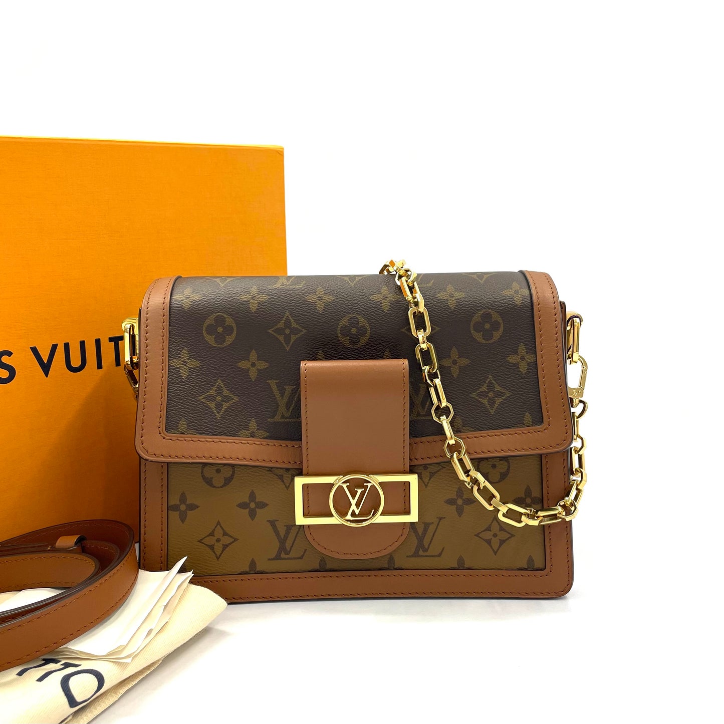 Louis Vuitton - Dauphine - Leather - Brown - (mini)