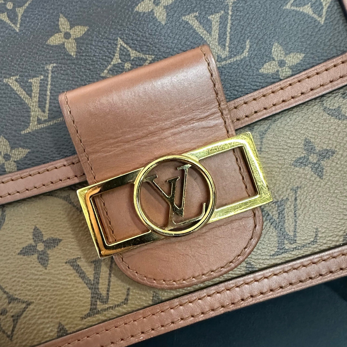 Louis Vuitton - Dauphine - Leather - Brown - (mini)