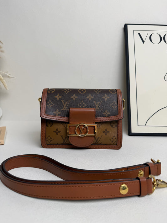 Louis Vuitton - Dauphine - Leather - Brown - (Small)