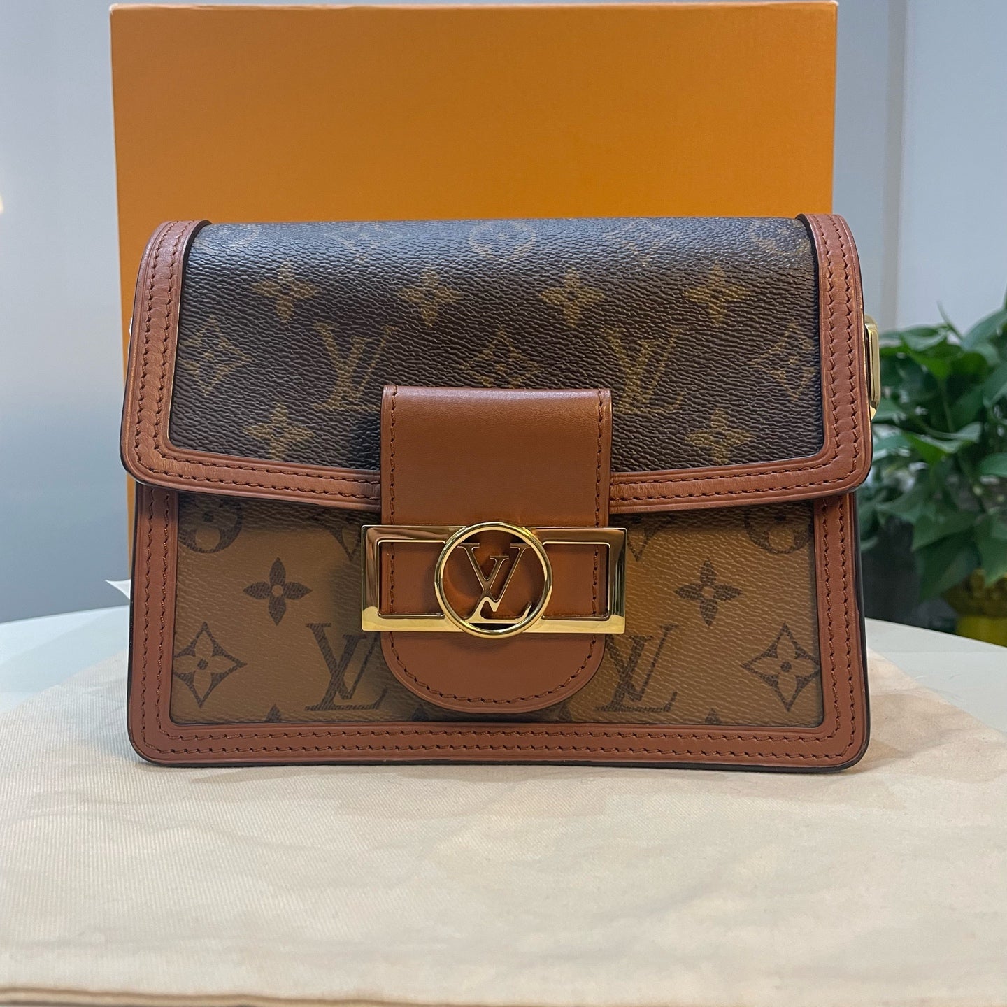 Louis Vuitton - Dauphine - Leather - Brown - (small)