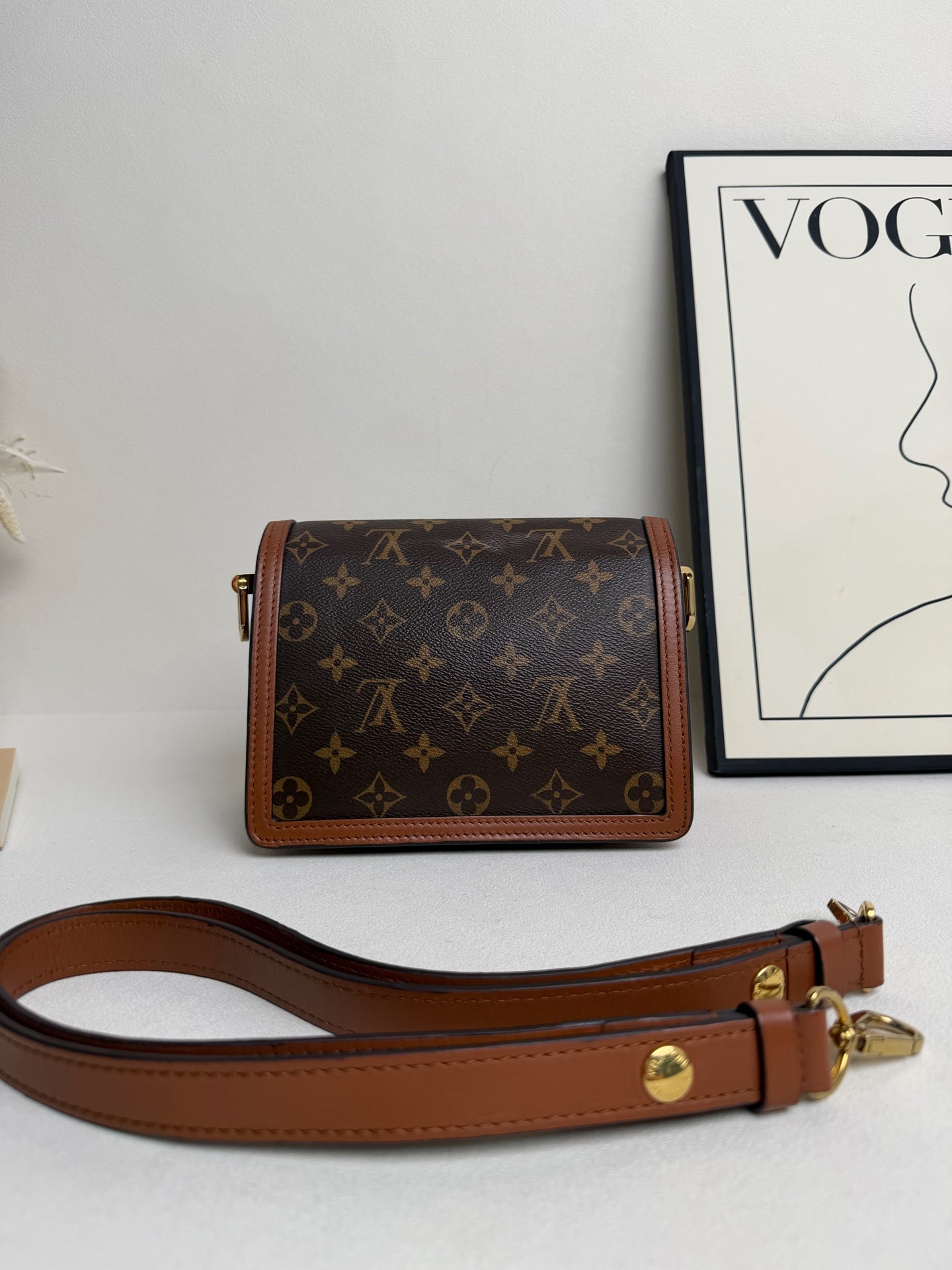 Louis Vuitton - Dauphine - Leather - Brown - (Small)