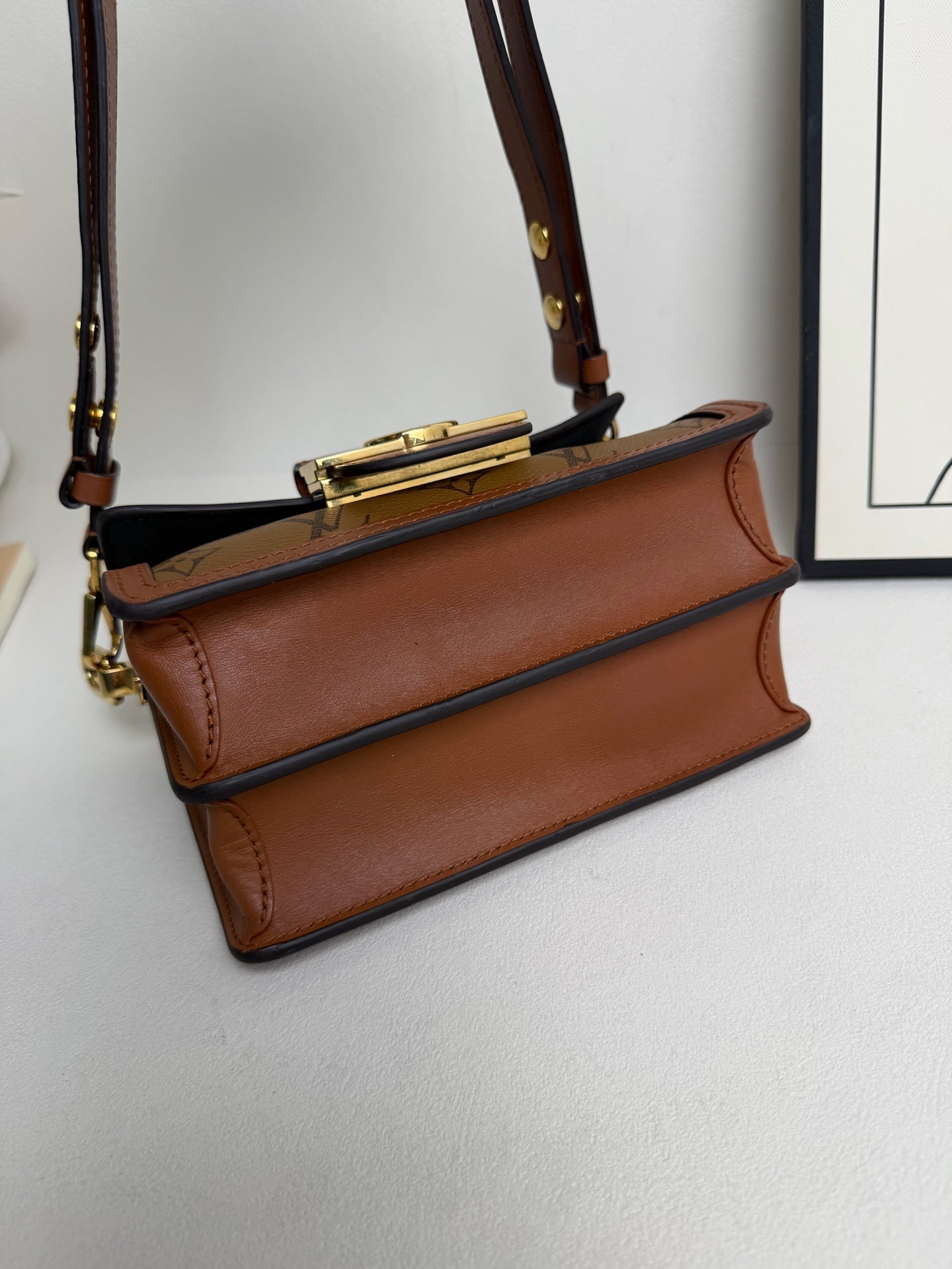 Louis Vuitton - Dauphine - Leather - Brown - (Small)