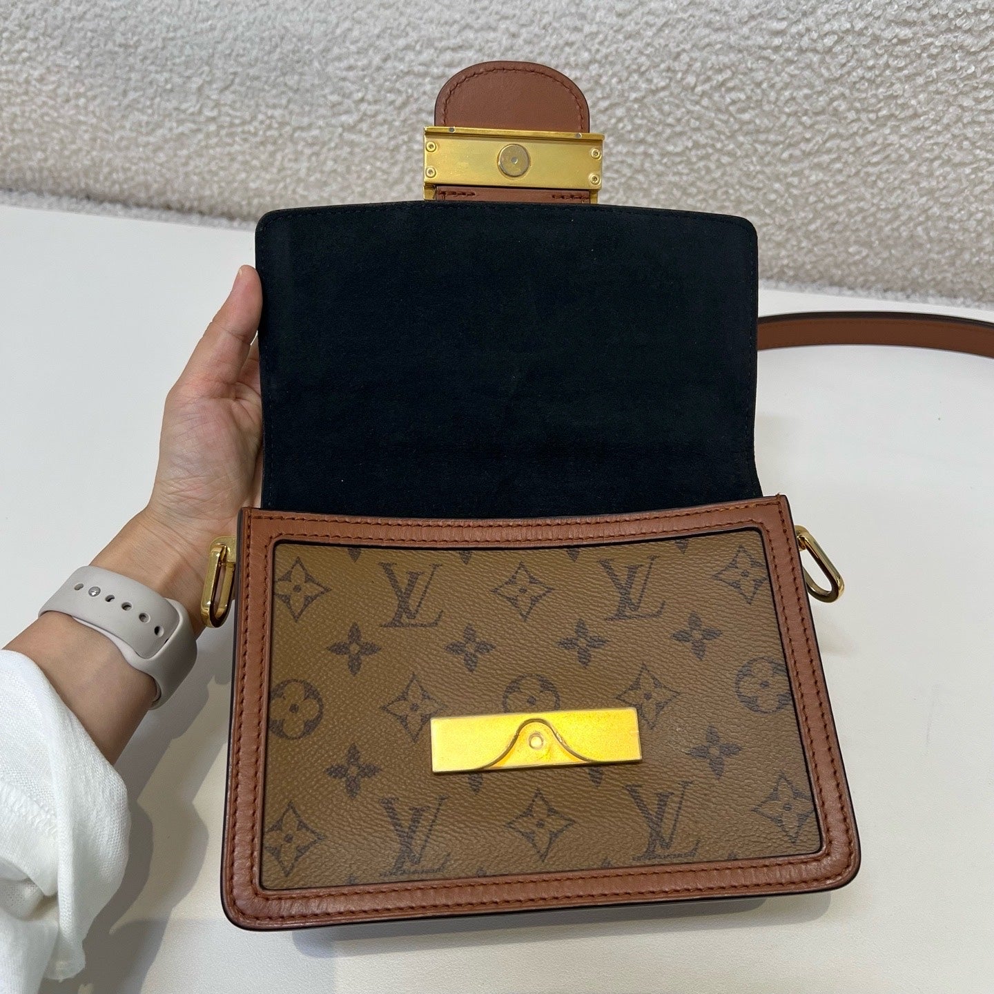 Louis Vuitton - Dauphine - Leather - Brown - (small)