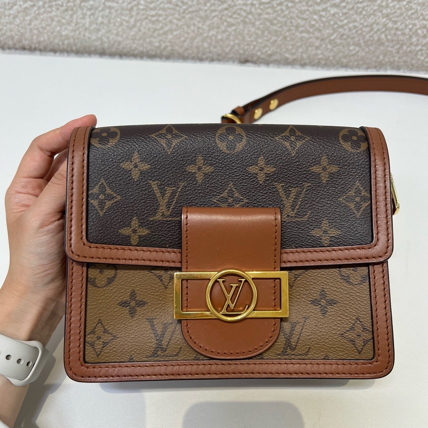 Louis Vuitton - Dauphine - Leather - Brown - (small)