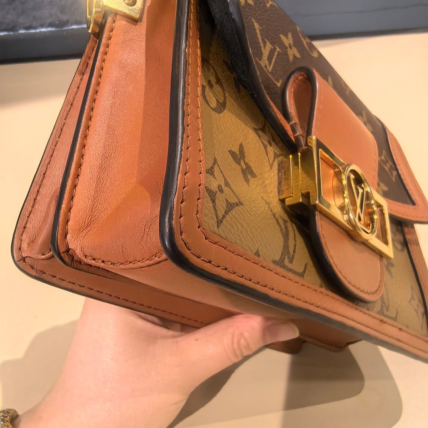 Louis Vuitton - Dauphine - Leather - Brown - (small)