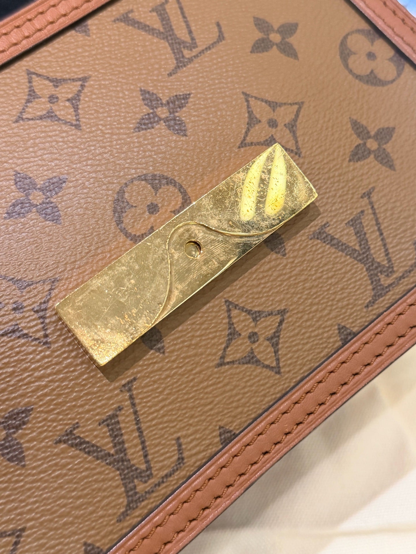 Louis Vuitton - Dauphine - Leather - Brown - (small)