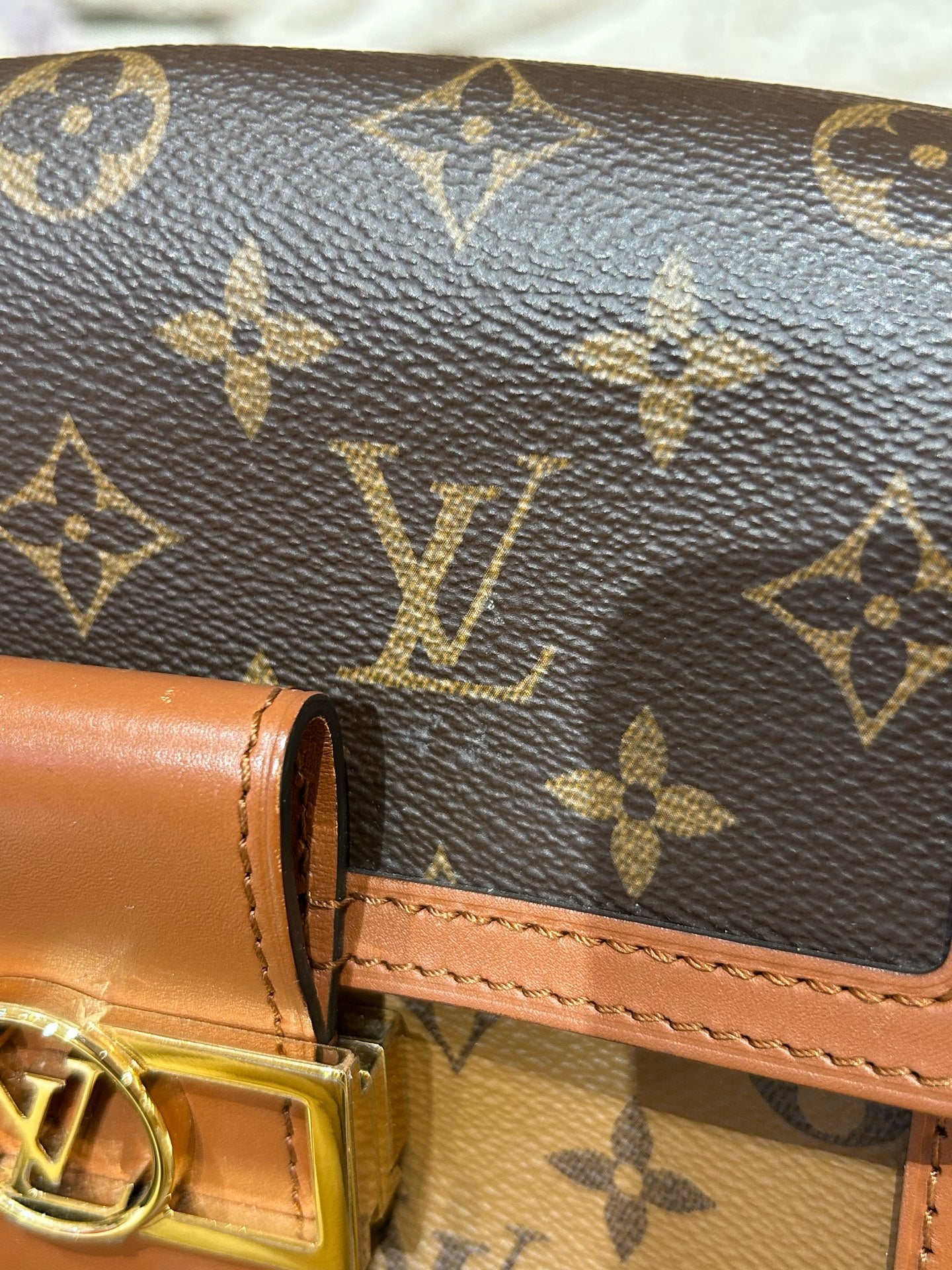 Louis Vuitton - Dauphine - Leather - Brown - (small)