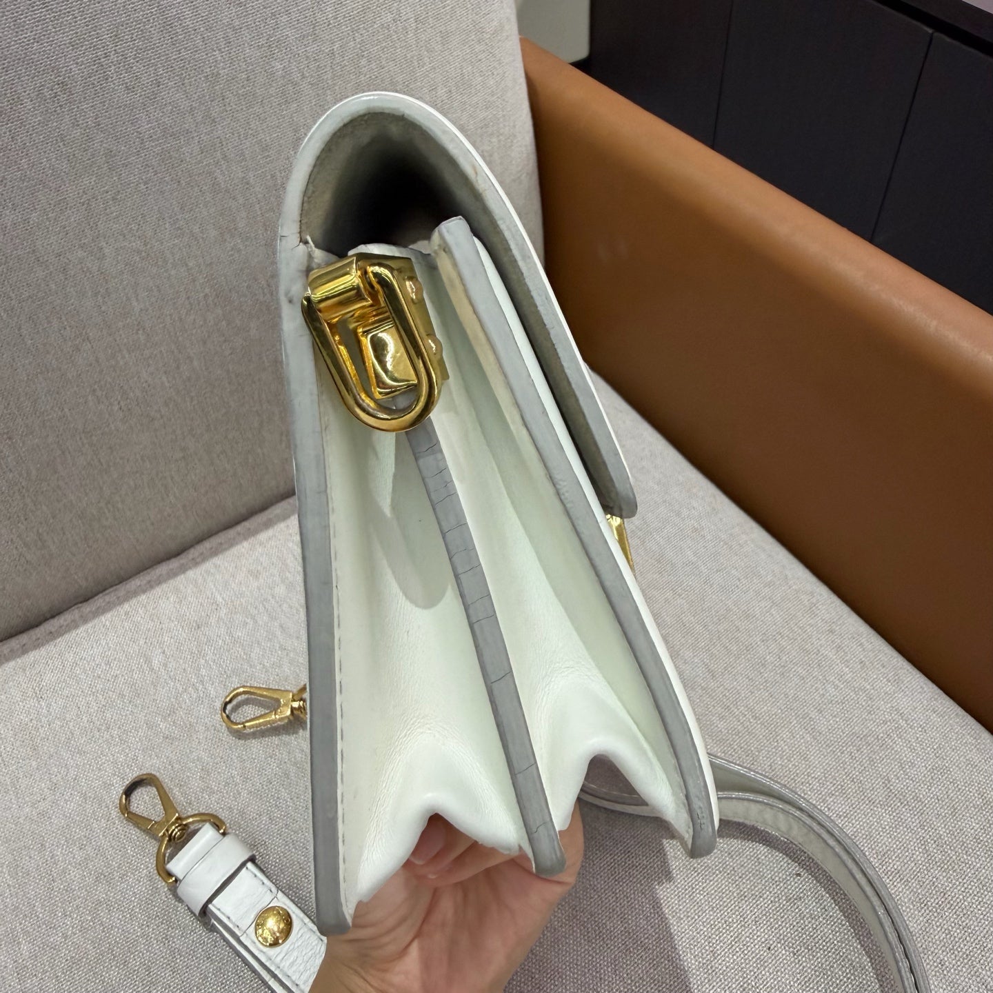 Louis Vuitton - Dauphine - Leather - White - (mini)