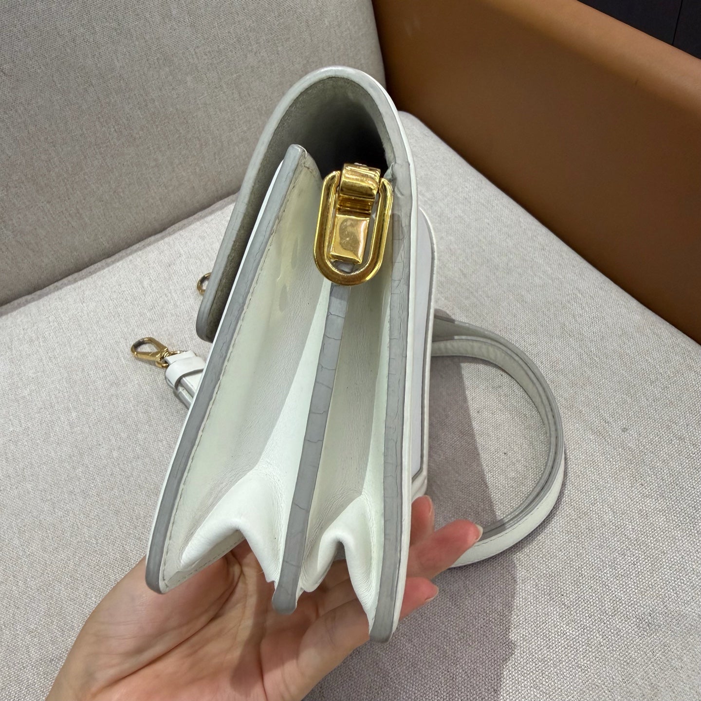 Louis Vuitton - Dauphine - Leather - White - (mini)