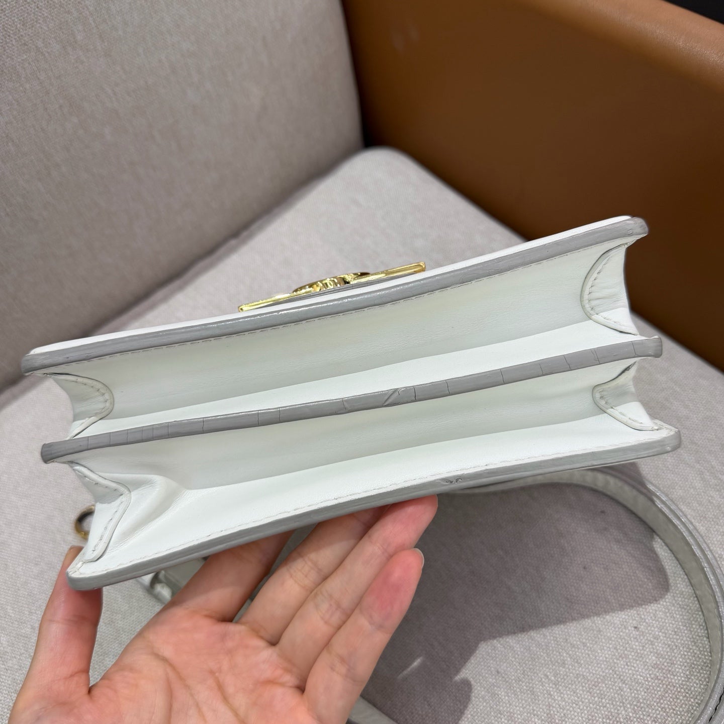 Louis Vuitton - Dauphine - Leather - White - (mini)