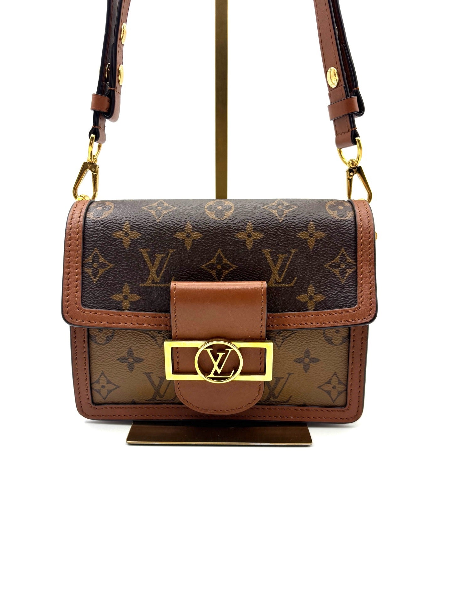 Louis Vuitton - Dauphine Mini - Leather - Brown - (mini)