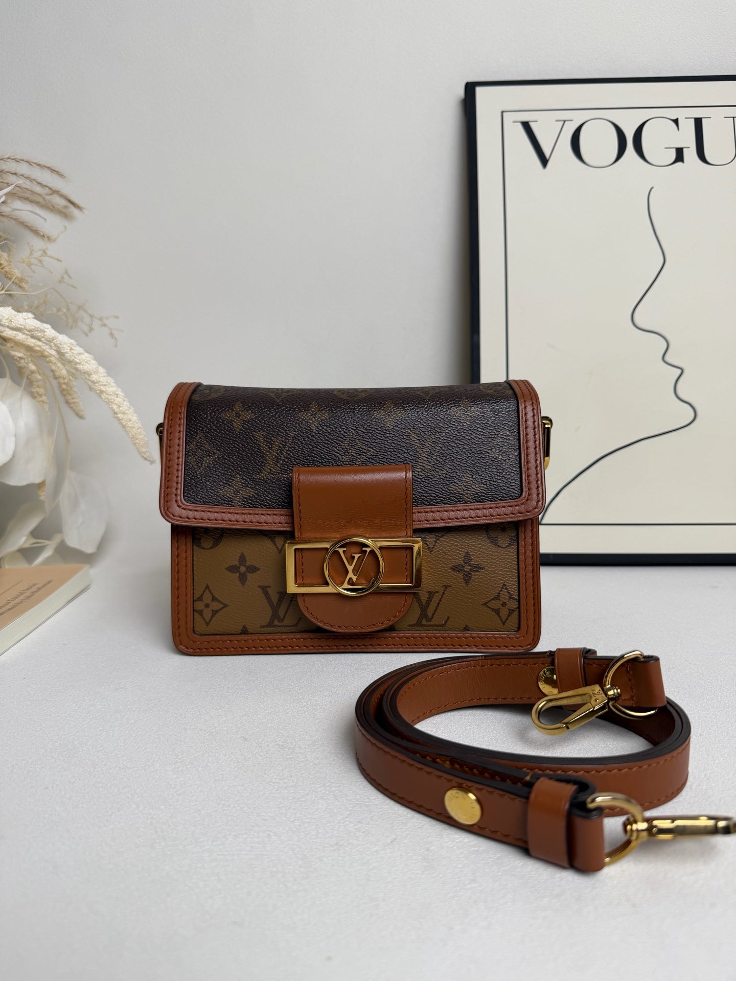 Louis Vuitton - Dauphine Mini - Leather - Brown - (mini)