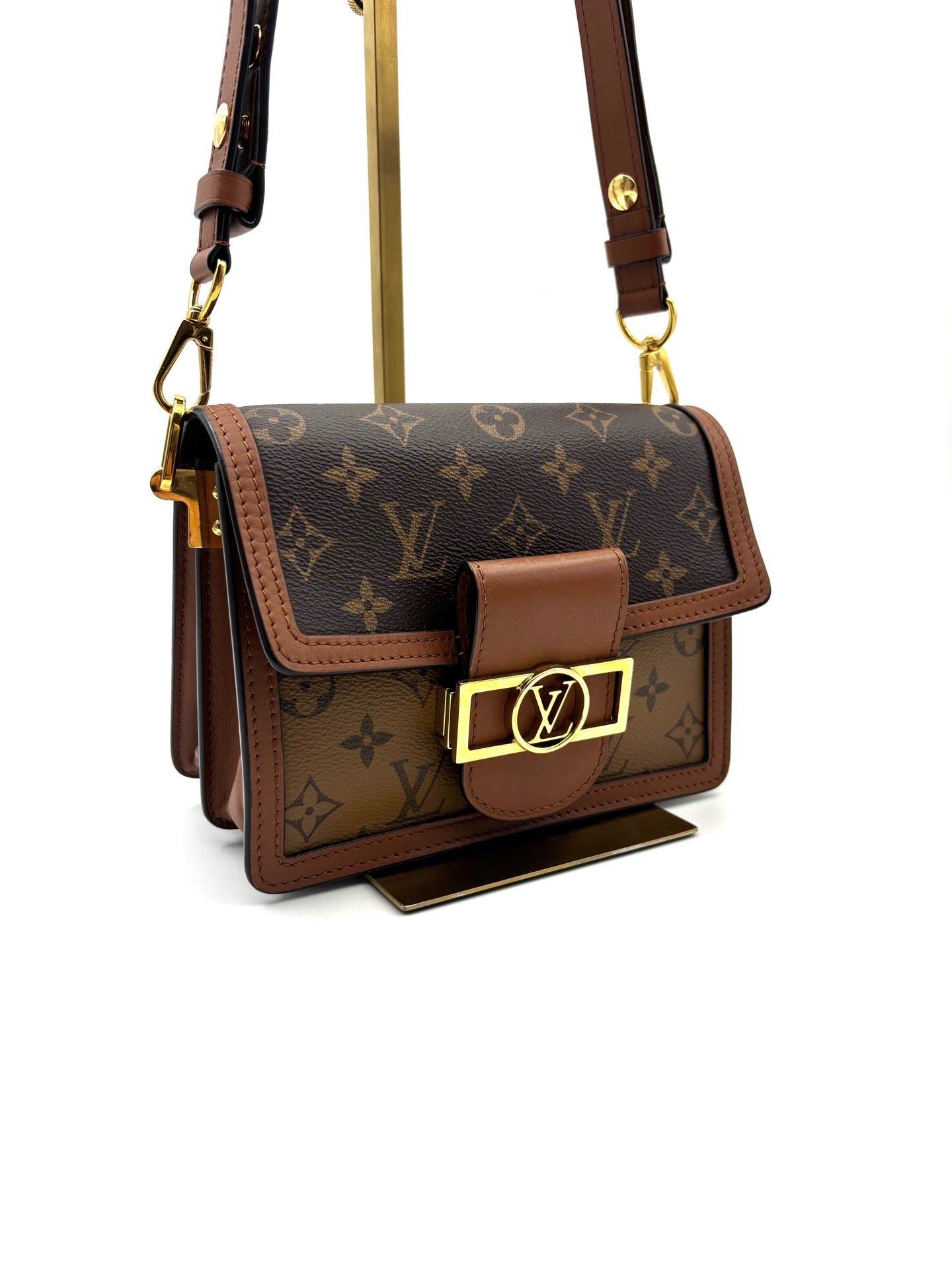 Louis Vuitton - Dauphine Mini - Leather - Brown - (mini)