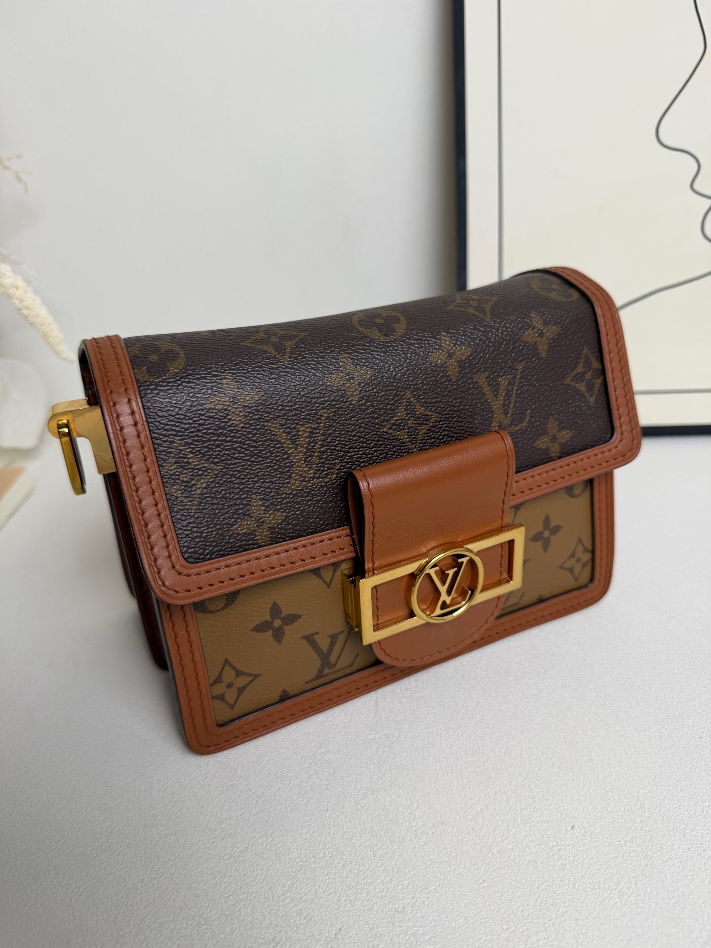Louis Vuitton - Dauphine Mini - Leather - Brown - (mini)