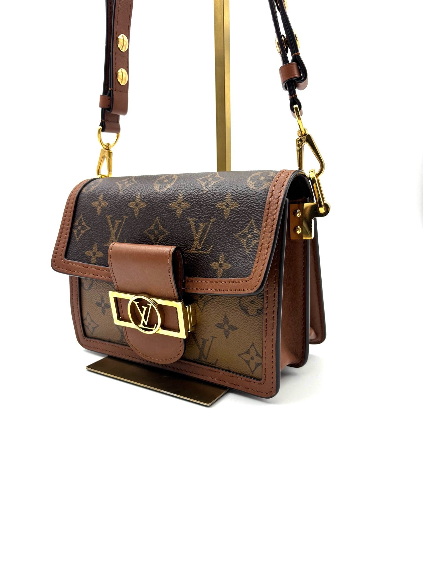 Louis Vuitton - Dauphine Mini - Leather - Brown - (mini)