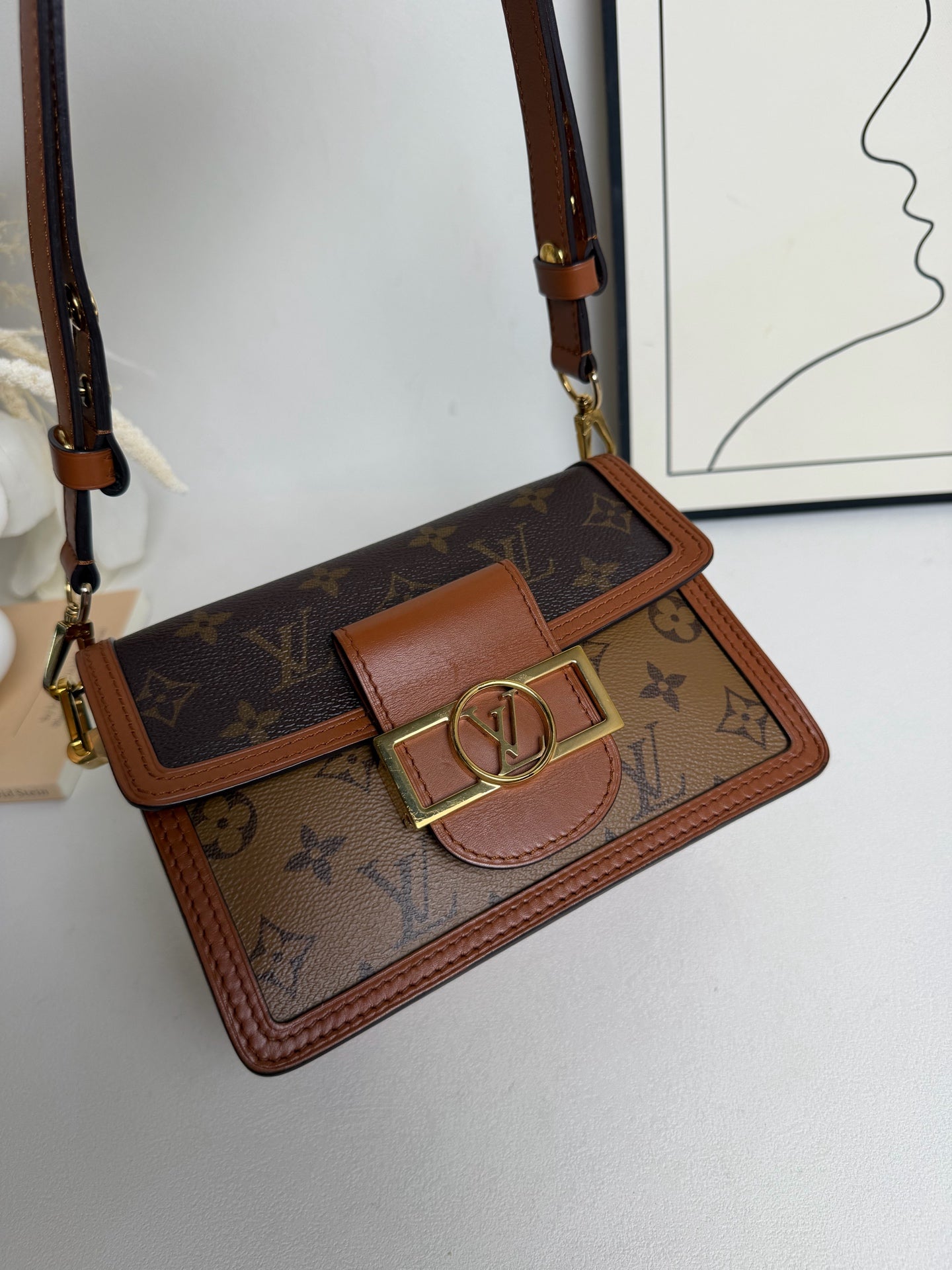 Louis Vuitton - Dauphine Mini - Leather - Brown - (mini)