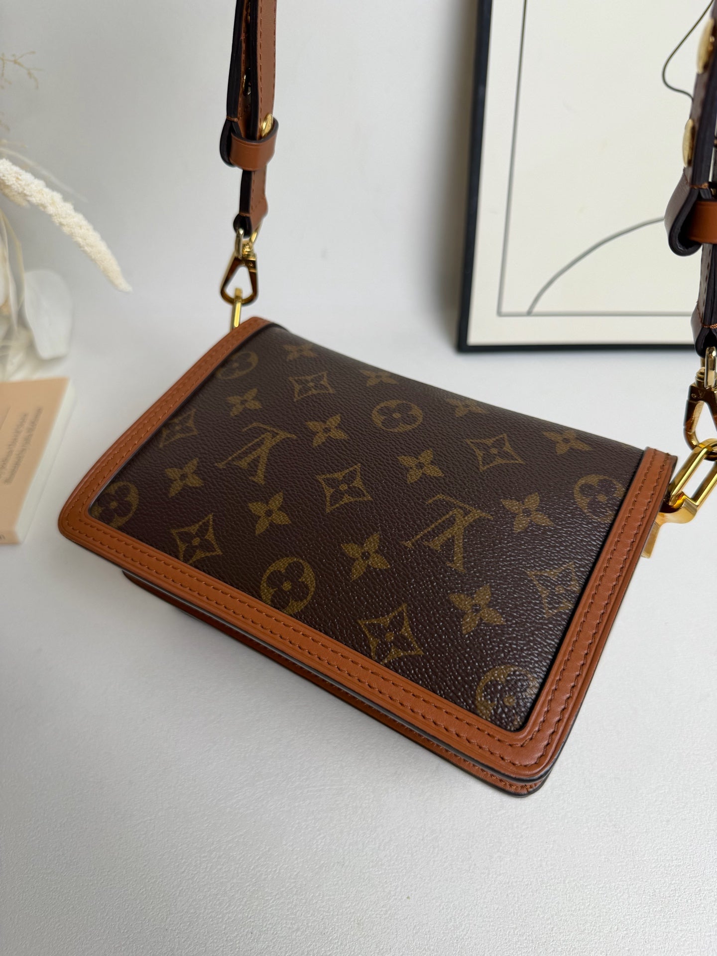 Louis Vuitton - Dauphine Mini - Leather - Brown - (mini)