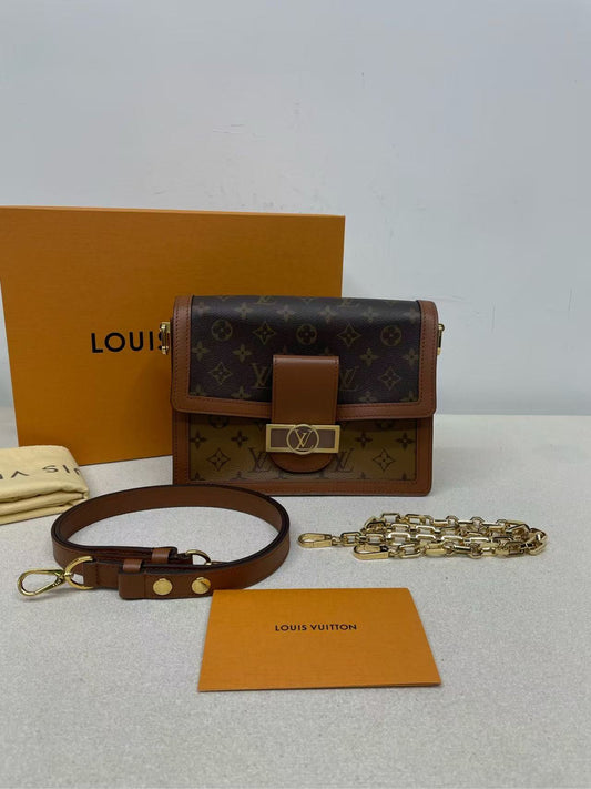 Louis Vuitton - Dauphine MM - Monogram canvas and leather - Brown - (medium)