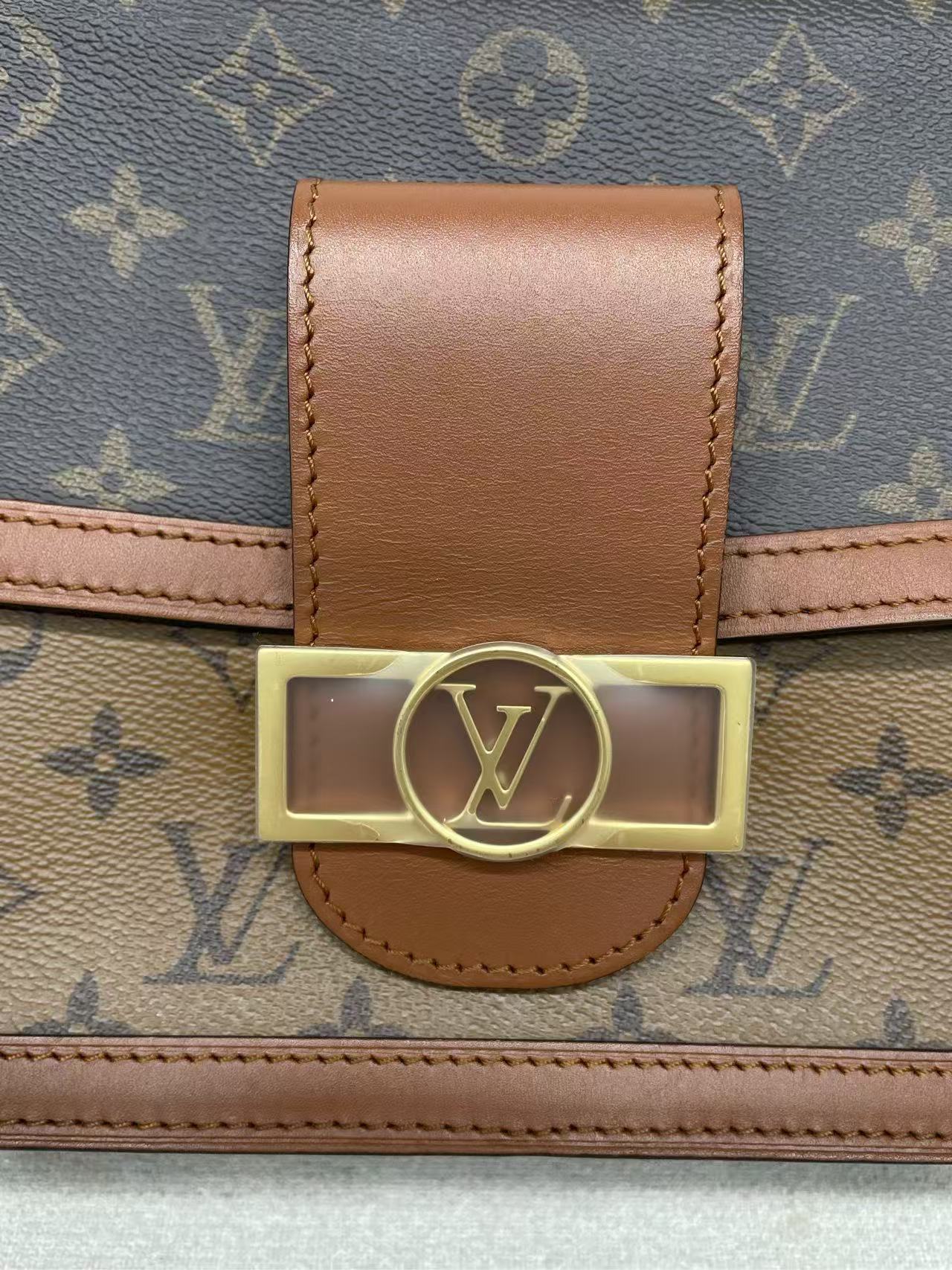Louis Vuitton - Dauphine MM - Monogram canvas and leather - Brown - (medium)