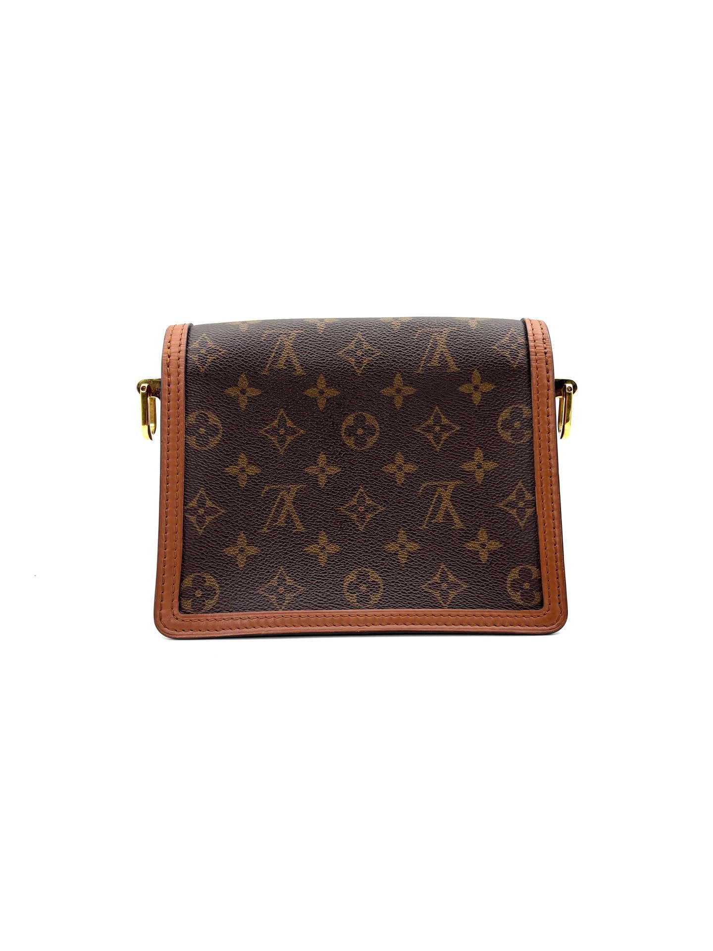 Louis Vuitton - Dauphine - Monogram coated canvas with calfskin trim - Brown - (mini)
